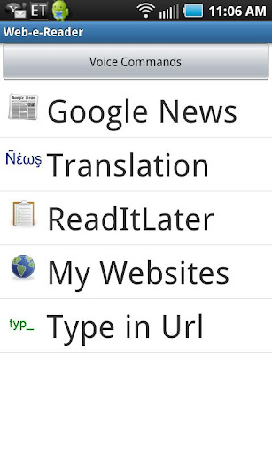 Web Reader Translator