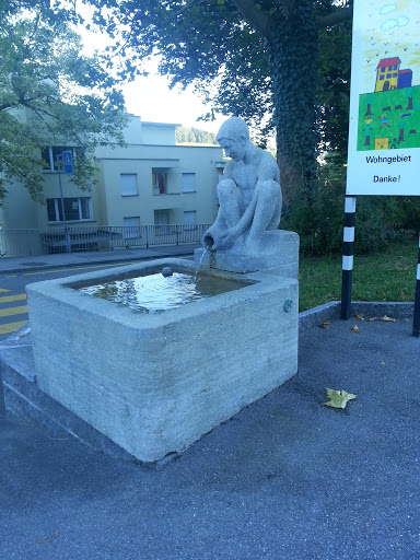 Stone Man Fountain 