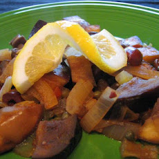 Eggplant With Capers and Olives
