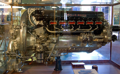 And just for balance they have a beautiful example of a Rolls Royce Merlin