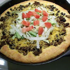 Johnny Jalapeno's Taco Cornbread Skillet
