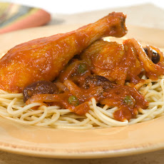 Chicken Puttanesca-style
