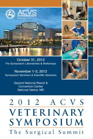 2012 ACVS Veterinary Symposium