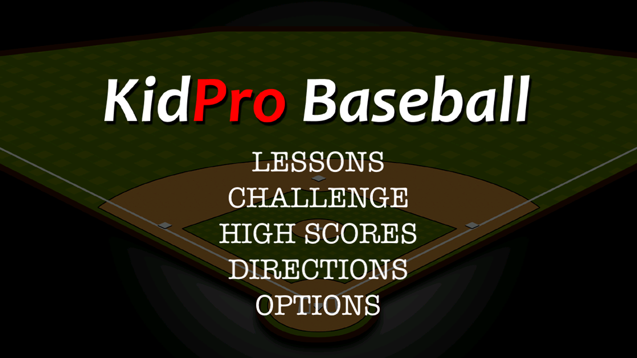 Android application KidPro Baseball screenshort