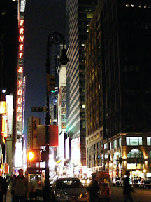 View up 8th Ave. (I think) as we were leaving.