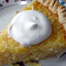 Pineapple Coconut Chess Pie