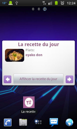 La recette du jour