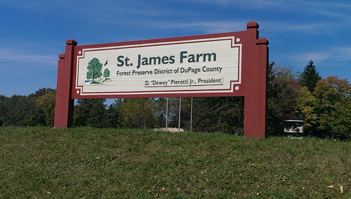 St. James Farm Forest Preserve South Signage