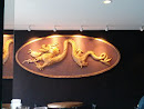 Golden Dragon Carving