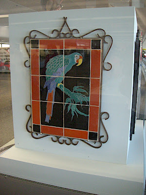 Iconic vintage Parrot Mural