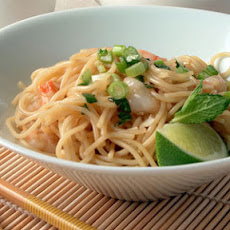 Noodle Salad with Shrimp and Mint