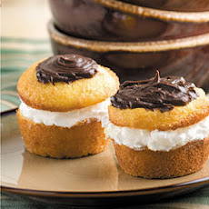 Easiest Boston Cream Cupcakes