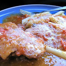 Stewed Chicken and Macaroni ( Kotopoulo Me Makaronia)
