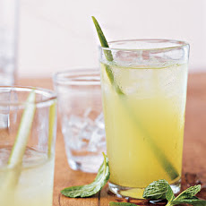 Mint, Cucumber, and Vodka Cocktails