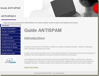 Guide Anti-Spam, luttez contre le spam