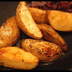 Oven Roasted Balsamic Potato Wedges