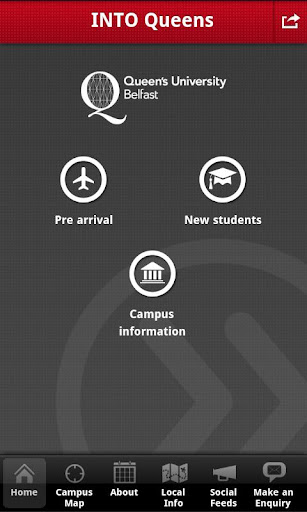 INTO QUB student app
