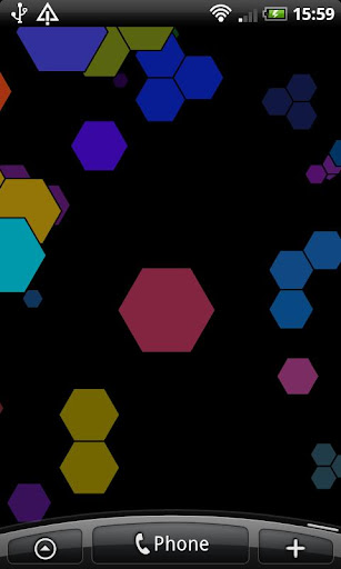 【免費個人化App】Hexagons Free Live Wallpaper-APP點子