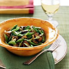 Stir-Fried Tofu with Mushrooms, Sugar Snap Peas, and Green Onions