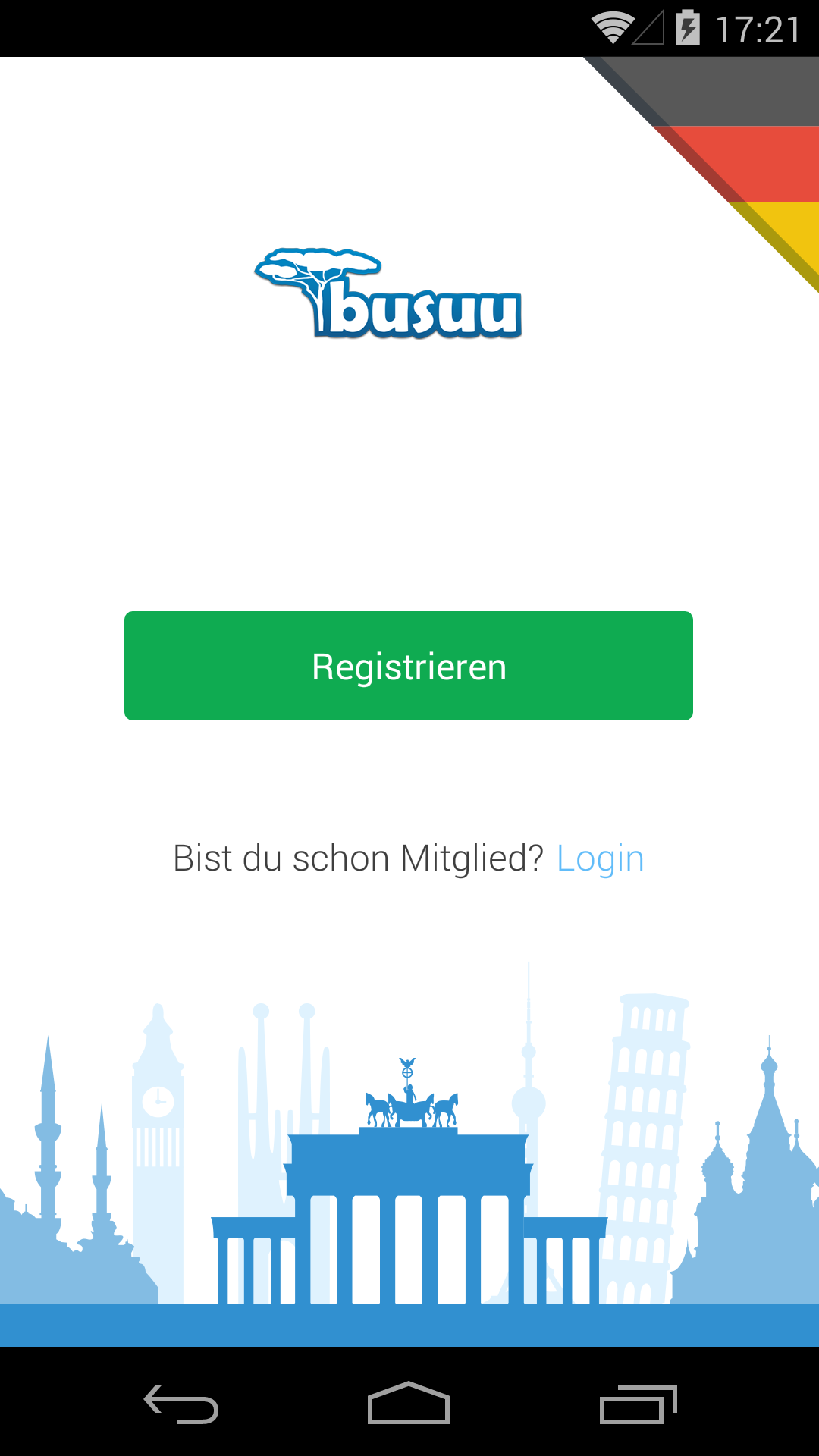 Android application Busuu: Learn German screenshort