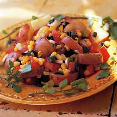 Potato Salad with Chilies and Corn