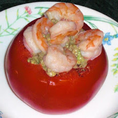 Avocado and Shrimp Tomato Cups