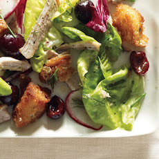Butter Lettuce, Chicken, and Cherry Salad