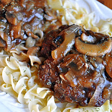 Hamburger Steak with Onions and Gravy