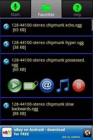 ultra-ringtone-morpher for android screenshot