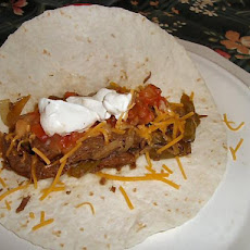 Crock Pot Steak Fajitas