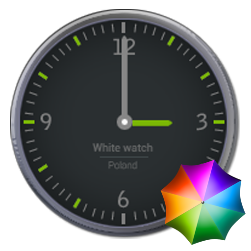 Grey and Green Clock Widget 生產應用 App LOGO-APP開箱王