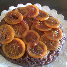 Chocolate Orange Upside Down Cake