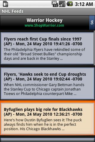 NHL News Feed