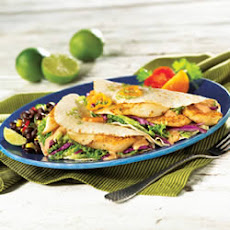 Tilapia Soft Tacos with Chipotle Cream