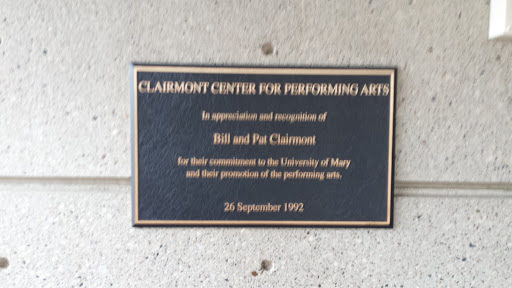 Clairmont Center Plaque