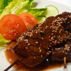 Teriyaki Beef Skewers