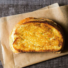 Grilled Aged Cheddar Cheese Sandwich with Pistachio Sage Pesto
