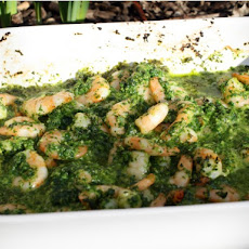 Shrimp with Green Sauce