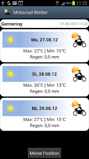 【免費天氣App】Motorcycle Weather Widget-APP點子