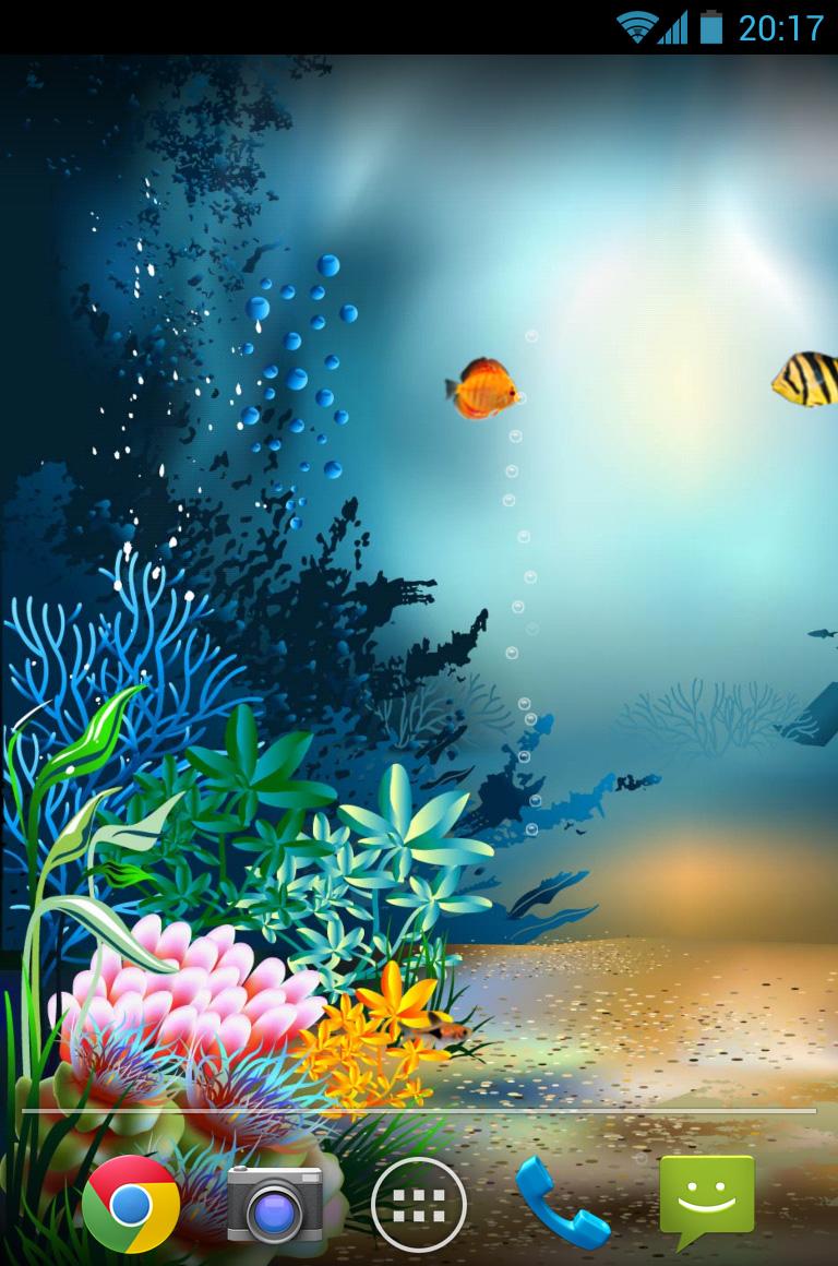 Android application Underwater World Livewallpaper screenshort