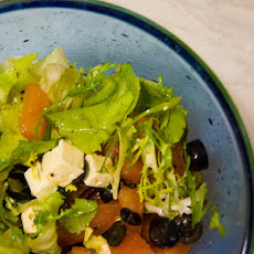 Fruit and Avocado Salad With Honey Nut Dressing