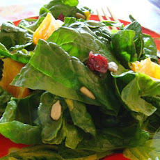 Sunflower Orange Spinach Salad