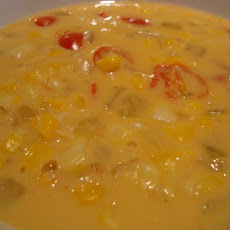 Corn, Cheese and Chili Soup