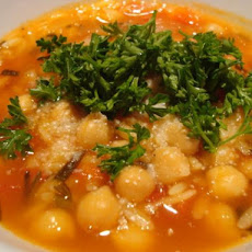 Chickpea and Orzo Soup