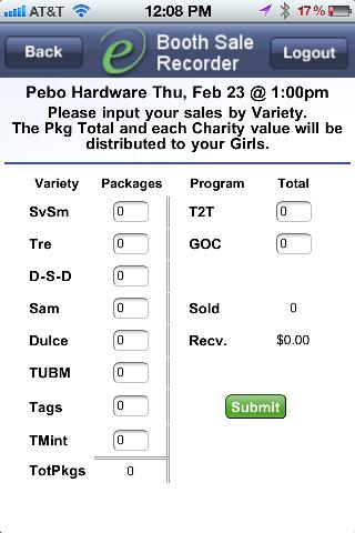 Girl Scout Cookies® Booth Sale