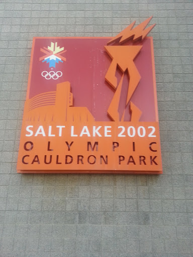 Olympic Cauldron Park Welcome Sign