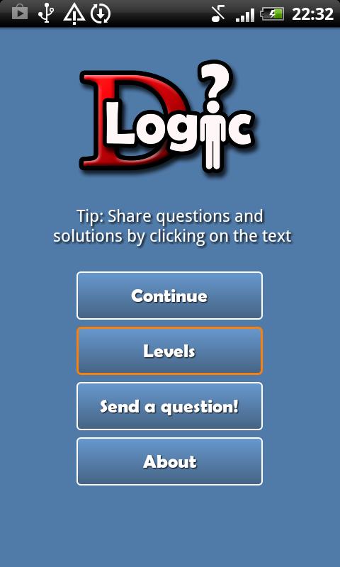 Android application Brain teasers &amp; Logic thinking screenshort