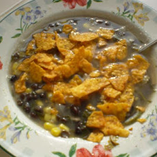 Black Bean Tortilla Soup