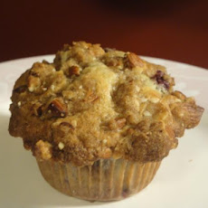 Sour Cherry Muffins With Almond Crumble
