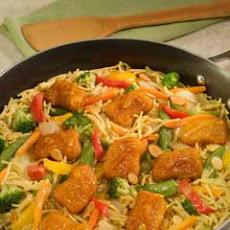 Crispy Orange Chicken Chow Mein